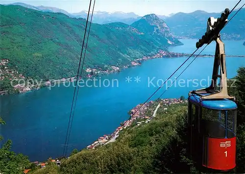 AK / Ansichtskarte Seilbahn Serpiano Brusino Arsizio Lago di Lugano S. Salvatore  Seilbahn