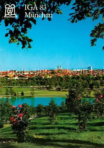 AK / Ansichtskarte Gartenbauaustellung IGA 83 Muenchen Rosenhuegel  Gartenbauaustellung