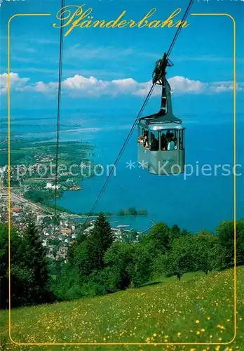 AK / Ansichtskarte Seilbahn Pfaender Bregenz Bodensee  Seilbahn