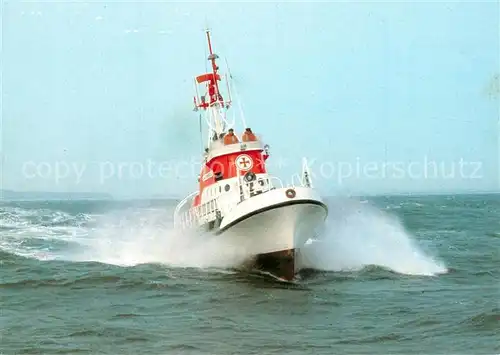 AK / Ansichtskarte Motorboote Seenotkreuzer mit Tochterboot Otto Schuelke H. J. Kratsche  Motorboote