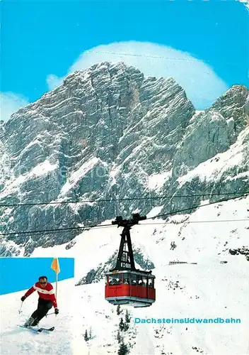 AK / Ansichtskarte Seilbahn Dachsteinsuedwandbahn Ransau  Seilbahn