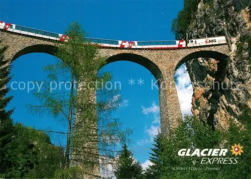 AK / Ansichtskarte Eisenbahn Glacier Express Landwasserviadukt Filisur  Eisenbahn