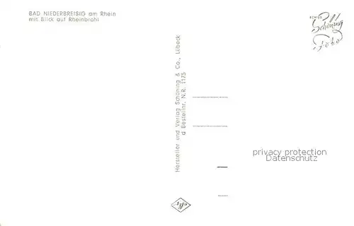 AK / Ansichtskarte Bad_Niederbreisig Panorama mit Blick auf Rheinbrohl Bad_Niederbreisig