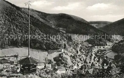 AK / Ansichtskarte Zorge Panorama Blick vom Pferdchen Zorge