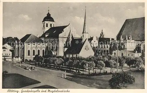 AK / Ansichtskarte Altoetting Gnadenkapelle Magdalenakirche Altoetting