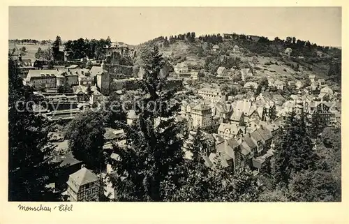 AK / Ansichtskarte Monschau Stadtpanorama Monschau