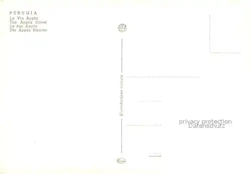 AK / Ansichtskarte Perugia_Umbria Via Appia Perugia Umbria