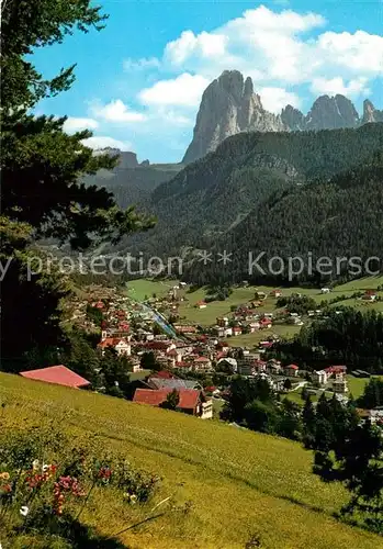 AK / Ansichtskarte Ortisei_St_Ulrich Panorama Groedner Tal Dolomiten Ortisei_St_Ulrich