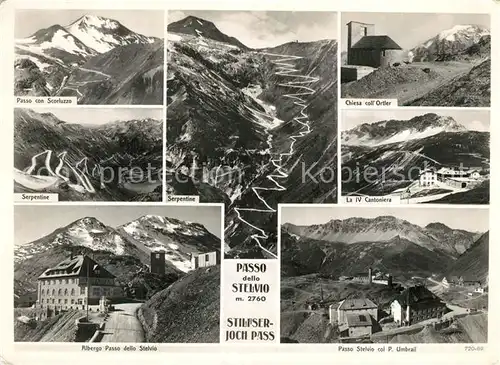 AK / Ansichtskarte Stilfserjoch Passo dell Stelvio Albergo Berghotel Gebirgspass Ortlergebiet Stilfserjoch