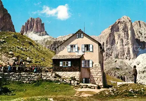 AK / Ansichtskarte Dolomiten Rifugio di Vael Gruppo del Catinaccio Dolomiti Rosengartengruppe Dolomiten