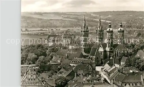 AK / Ansichtskarte Naumburg_Saale Blick zum Dom Naumburg_Saale