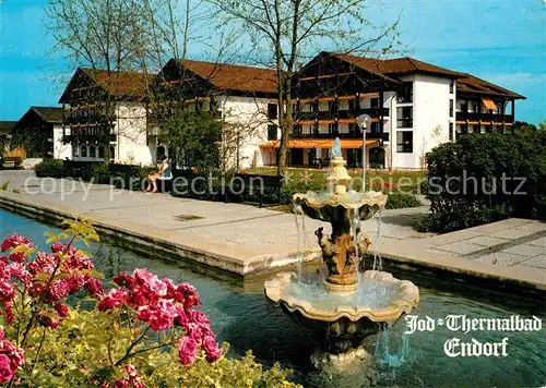 AK / Ansichtskarte Endorf_Bad Jod Thermalbad Brunnen Endorf_Bad