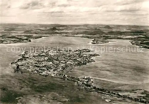 AK / Ansichtskarte Insel_Reichenau Fliegeraufnahme Insel Reichenau