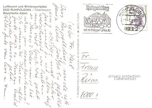 AK / Ansichtskarte Ruhpolding Winterimpressionen Luftkurort Bayerische Alpen Pferdeschlitten Skilift Ruhpolding