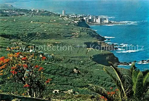 AK / Ansichtskarte Puerto_de_la_Cruz Valle de La Orotava Costa Steilkueste Puerto_de_la_Cruz