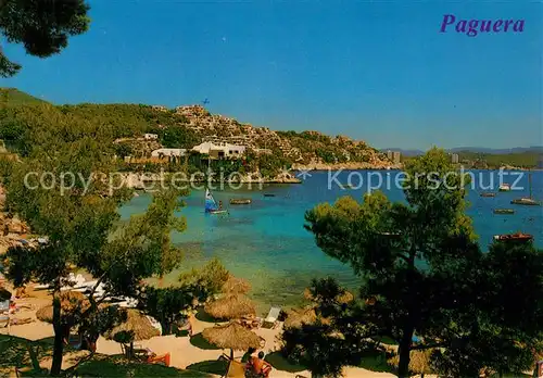 AK / Ansichtskarte Paguera_Mallorca_Islas_Baleares Cala Fornells Strand Kuestenpanorama Paguera_Mallorca