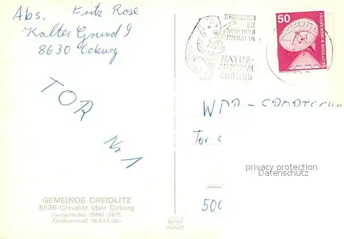 AK / Ansichtskarte Creidlitz Panorama 1100 Jahre Jubilaeum Creidlitz