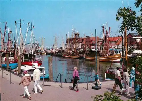 AK / Ansichtskarte Neuharlingersiel Kutterhafen Neuharlingersiel