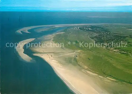 AK / Ansichtskarte St_Peter Ording Blick von Sueden Fliegeraufnahme St_Peter Ording
