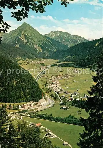 AK / Ansichtskarte Au_Vorarlberg Panorama Erholungsort Bregenzerwald Au_Vorarlberg