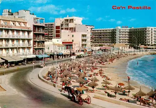 AK / Ansichtskarte Can_Pastilla_Palma_de_Mallorca Uferstrasse Strand Hotels Can_Pastilla