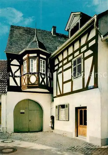 AK / Ansichtskarte Geisenheim Pfefferzollhaus Historisches Gebaeude Fachwerk Geisenheim