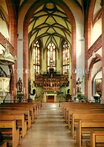 AK / Ansichtskarte Geisenheim Rheingauer Dom Innenansicht Geisenheim