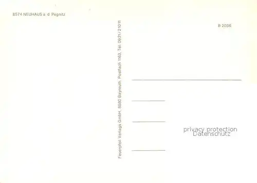 AK / Ansichtskarte Neuhaus_Pegnitz Schloss Stadtturm Panorama  Neuhaus Pegnitz