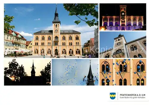 AK / Ansichtskarte Pfaffenhofen_Ilm Rathaus Pfaffenhofen Ilm