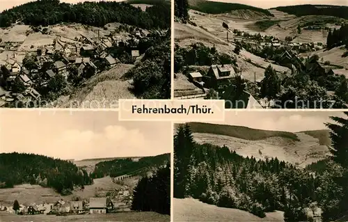 AK / Ansichtskarte Fehrenbach_Thueringer_Wald Panorama Teilansichten Fehrenbach_Thueringer_Wald