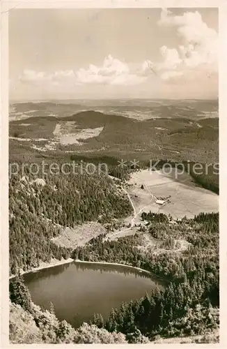 AK / Ansichtskarte Feldberg_Schwarzwald Blick vom Seebuck auf Feldsee Feldberg Schwarzwald
