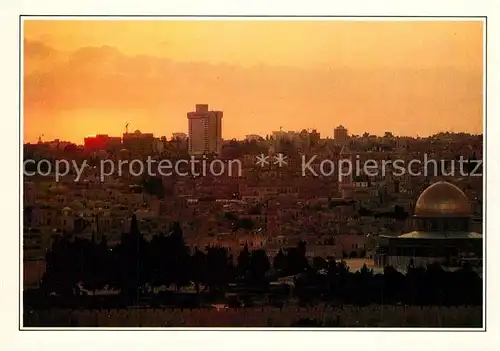 AK / Ansichtskarte Jerusalem_Yerushalayim Altstadt mit Felsendom Jerusalem_Yerushalayim