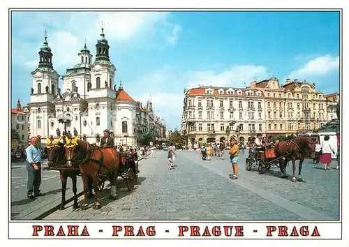 AK / Ansichtskarte Prag_Prahy_Prague Altstaedter Ring Prag_Prahy_Prague