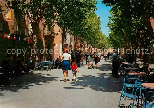 AK / Ansichtskarte Barcelona_Cataluna Villanueva y Geltrue Rambla del Caudillo Barcelona Cataluna