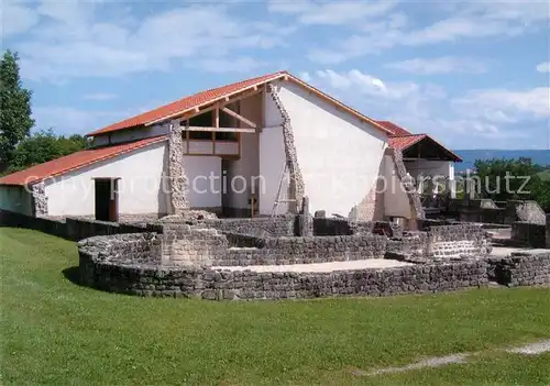 AK / Ansichtskarte Stein_Hechingen Roemisches Freilichtmuseum Hauptgebaeude Stein Hechingen