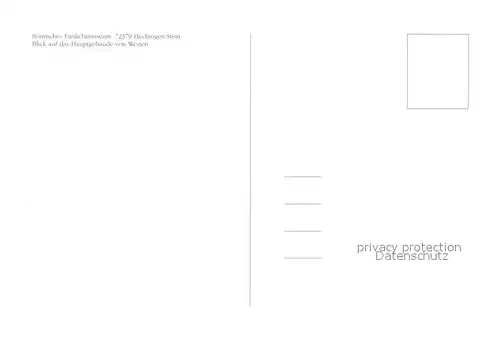 AK / Ansichtskarte Stein_Hechingen Roemisches Freilichtmuseum Hauptgebaeude Stein Hechingen