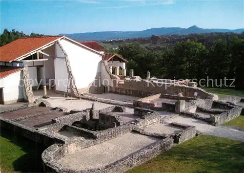 AK / Ansichtskarte Stein_Hechingen Roemisches Freilichtmuseum Hauptgebaeude Stein Hechingen