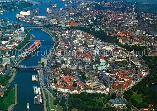 AK / Ansichtskarte Bremen Fliegeraufnahme Bremen