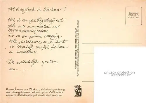 AK / Ansichtskarte Workum Teilansichten Surfen Workum