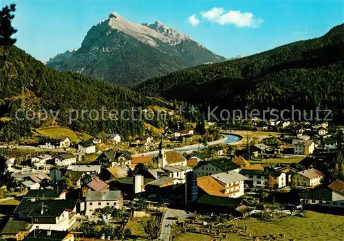 AK / Ansichtskarte Scharnitz mit Hohen Gleirsch Scharnitz