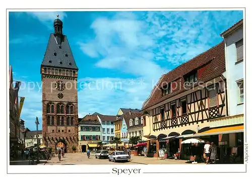 AK / Ansichtskarte Speyer_Rhein Stadttor Speyer Rhein