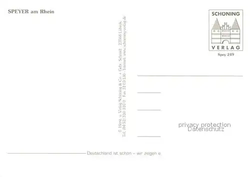 AK / Ansichtskarte Speyer_Rhein Stadttor Speyer Rhein