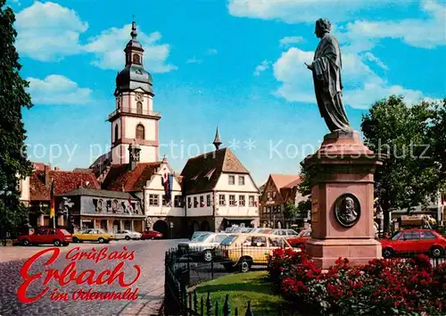 AK / Ansichtskarte Erbach_Odenwald Kirche Denkmal Erbach Odenwald