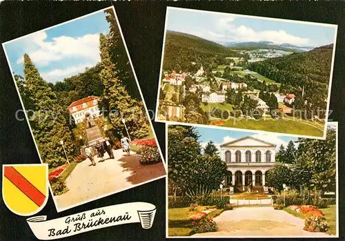 AK / Ansichtskarte Bad_Brueckenau Schloss Park Panorama Bad_Brueckenau