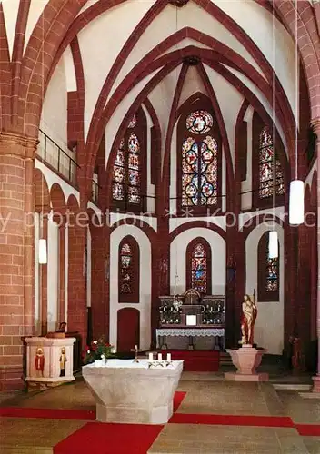 AK / Ansichtskarte Amoeneburg Stiftskirche St Johannes des Taeufers Amoeneburg