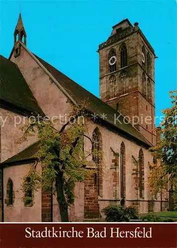 AK / Ansichtskarte Bad_Hersfeld Stadtkirche Bad_Hersfeld