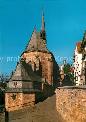 AK / Ansichtskarte Marburg_Lahn Kath Pfarrkirche St Johannes Marburg_Lahn