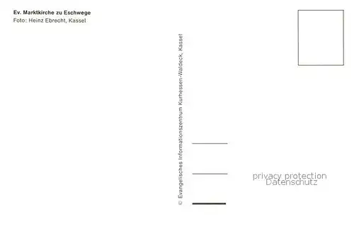 AK / Ansichtskarte Eschwege Ev Marktkirche Eschwege