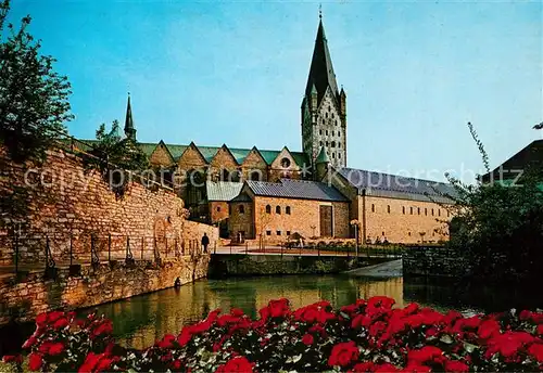 AK / Ansichtskarte Paderborn Dom und Kaiserpfalz Paderborn