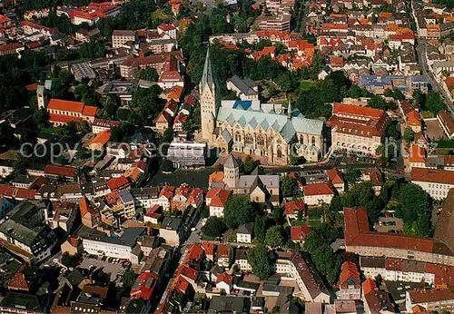 AK / Ansichtskarte Paderborn Fliegeraufnahme mit Dom Paderborn